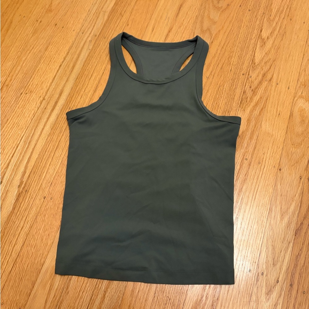 lululemon athletica Align Racerback Tank Top Olive Green 6